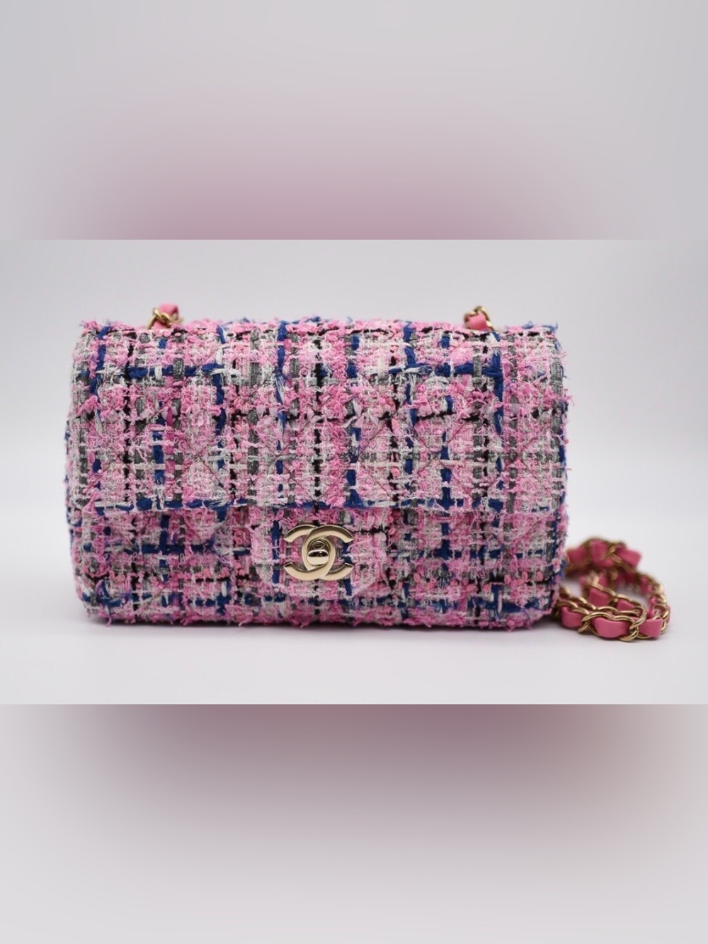 Chanel | 2023 Tweed Rectangular Mini Flap Bag